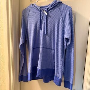 Kuhl Blue Striped Hoodie
